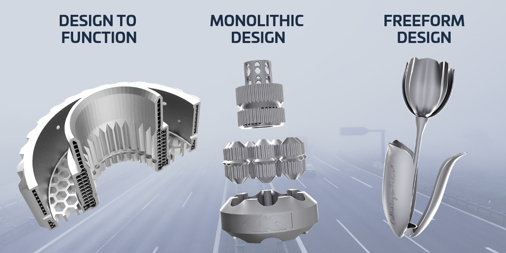 3D design examples for Metal AM